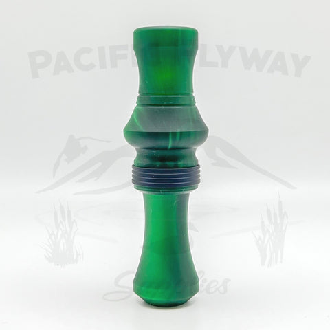 J. J. Lares T-1 Duck Call - Green Pearl Matte Black Band - Pacific Flyway Supplies