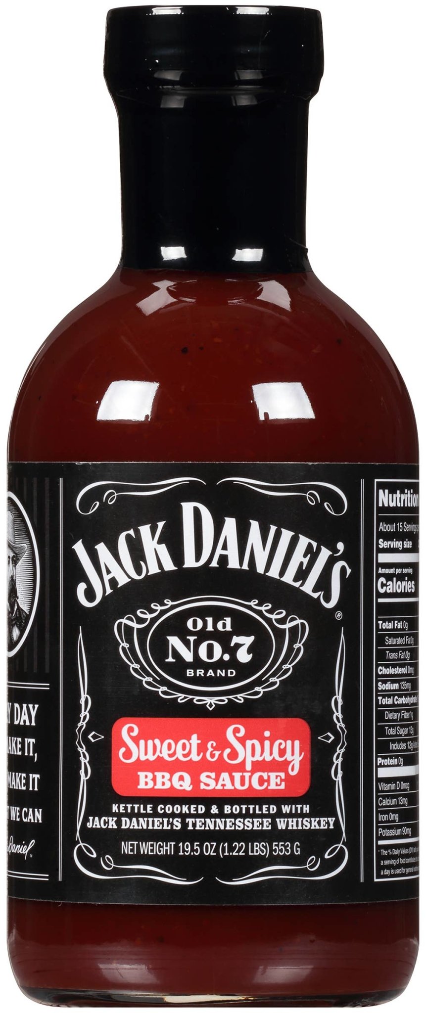 Jack Daniel's BBQ Sauce - Jack Daniel's Sweet & Spicy BBQ Sauce - Pacific Flyway Supplies