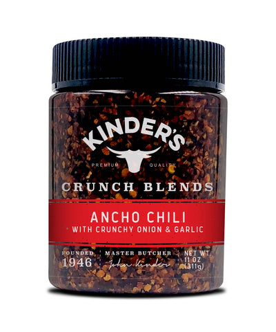 Kinder's Sauces & Seasonings - Ancho Chili Crunch Blend 11oz - Pacific Flyway Supplies