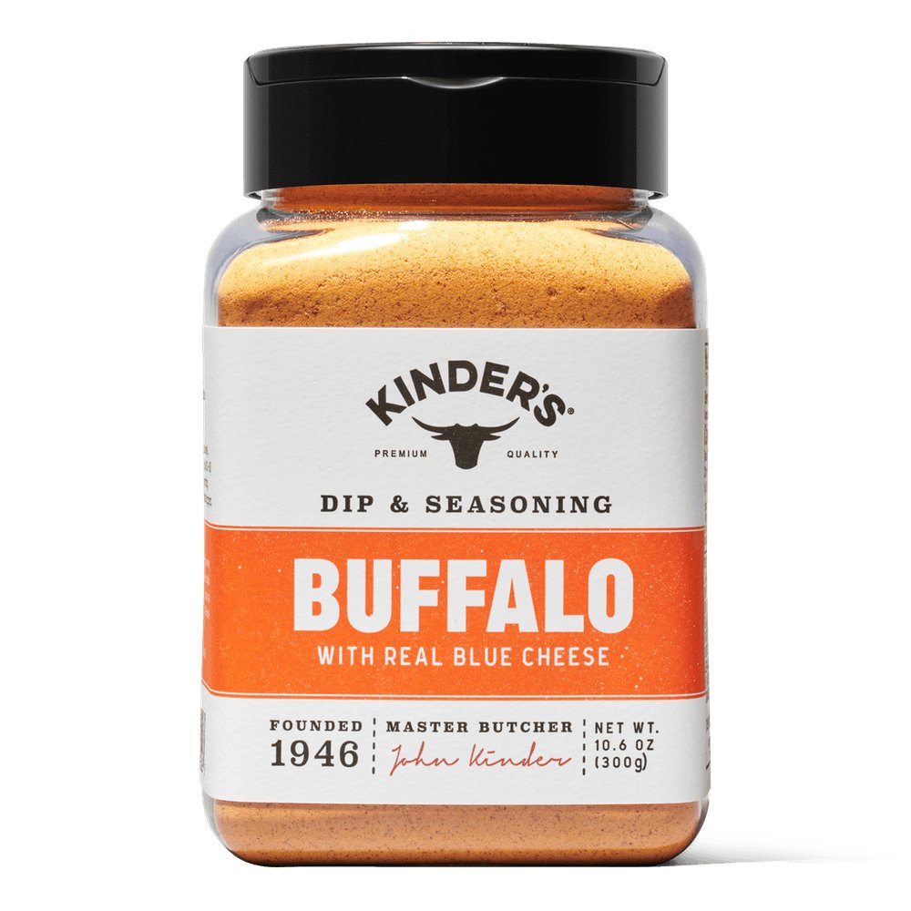 Kinder's Sauces & Seasonings - Buffalo with Real Blue Cheese Dip and Seasoning 10oz - Pacific Flyway Supplies