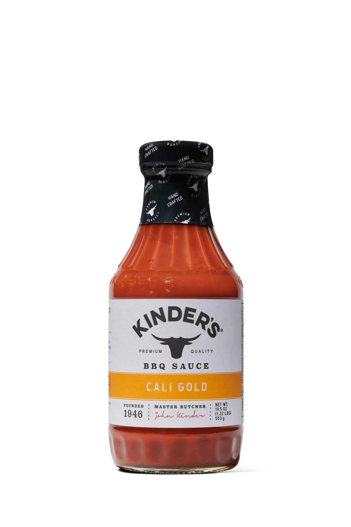 Kinder's Sauces & Seasonings - Cali Gold BBQ Sauce 19oz - Pacific Flyway Supplies