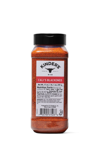 Kinder's Sauces & Seasonings - Cali's Blackened Rub - Pacific Flyway Supplies