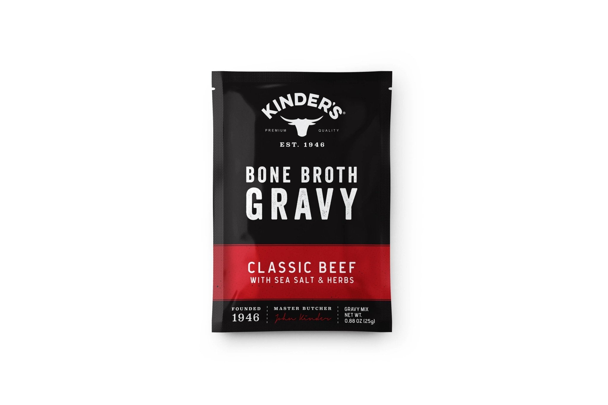 Kinder's Sauces & Seasonings - Classic Beef Bone Broth Gravy with Sea Salt and Herbs - Pacific Flyway Supplies