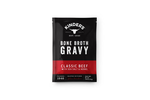 Kinder's Sauces & Seasonings - Classic Beef Bone Broth Gravy with Sea Salt and Herbs - Pacific Flyway Supplies