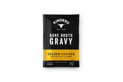 Kinder's Sauces & Seasonings - Golden Chicken Bone Broth Gravy with Sea Salt and Herbs - Pacific Flyway Supplies