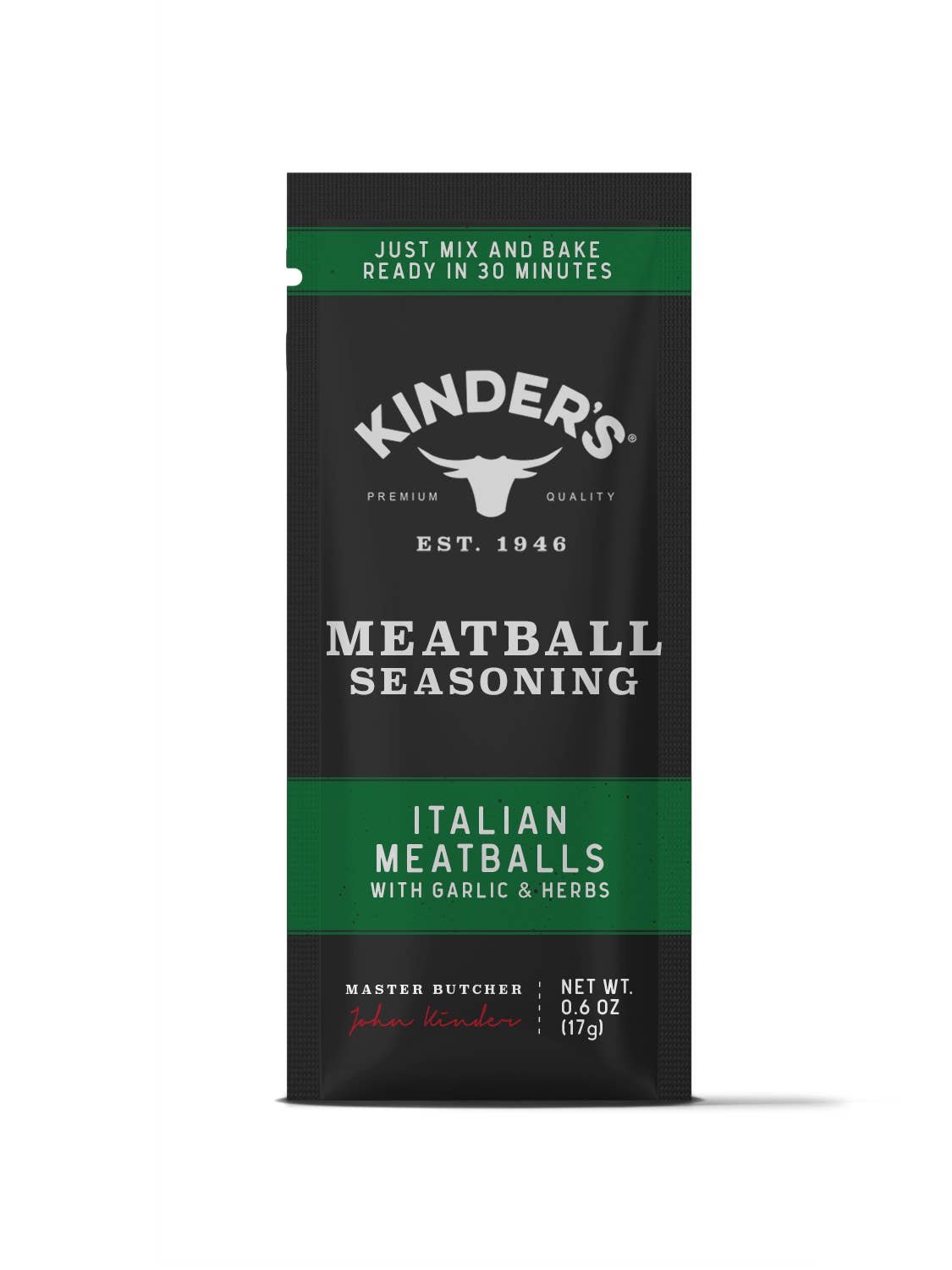 Kinder's Sauces & Seasonings - Italian Meatball 0.60oz - Pacific Flyway Supplies