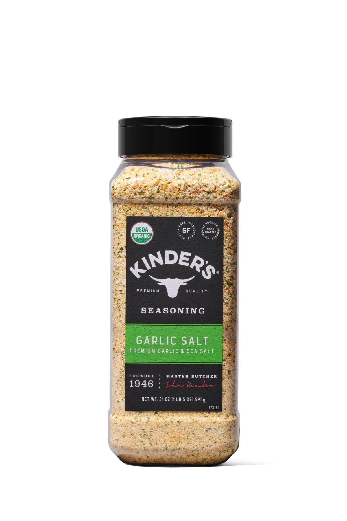 Kinder's Sauces & Seasonings - Organic Garlic Salt - Pacific Flyway Supplies