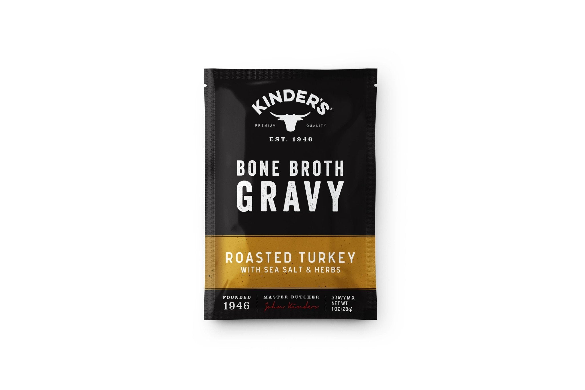 Kinder's Sauces & Seasonings - Roasted Turkey Bone Broth Gravy with Sea Salt and Herbs - Pacific Flyway Supplies