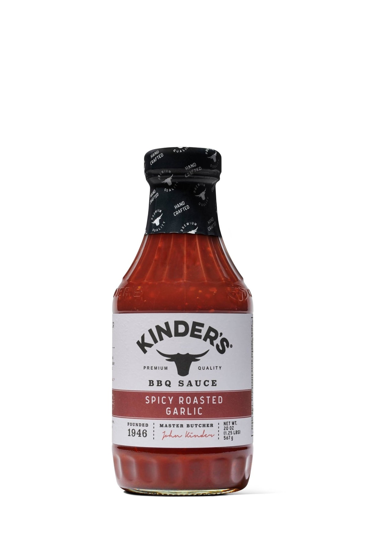 Kinder's Sauces & Seasonings - Spicy Roasted Garlic BBQ Sauce 20oz - Pacific Flyway Supplies
