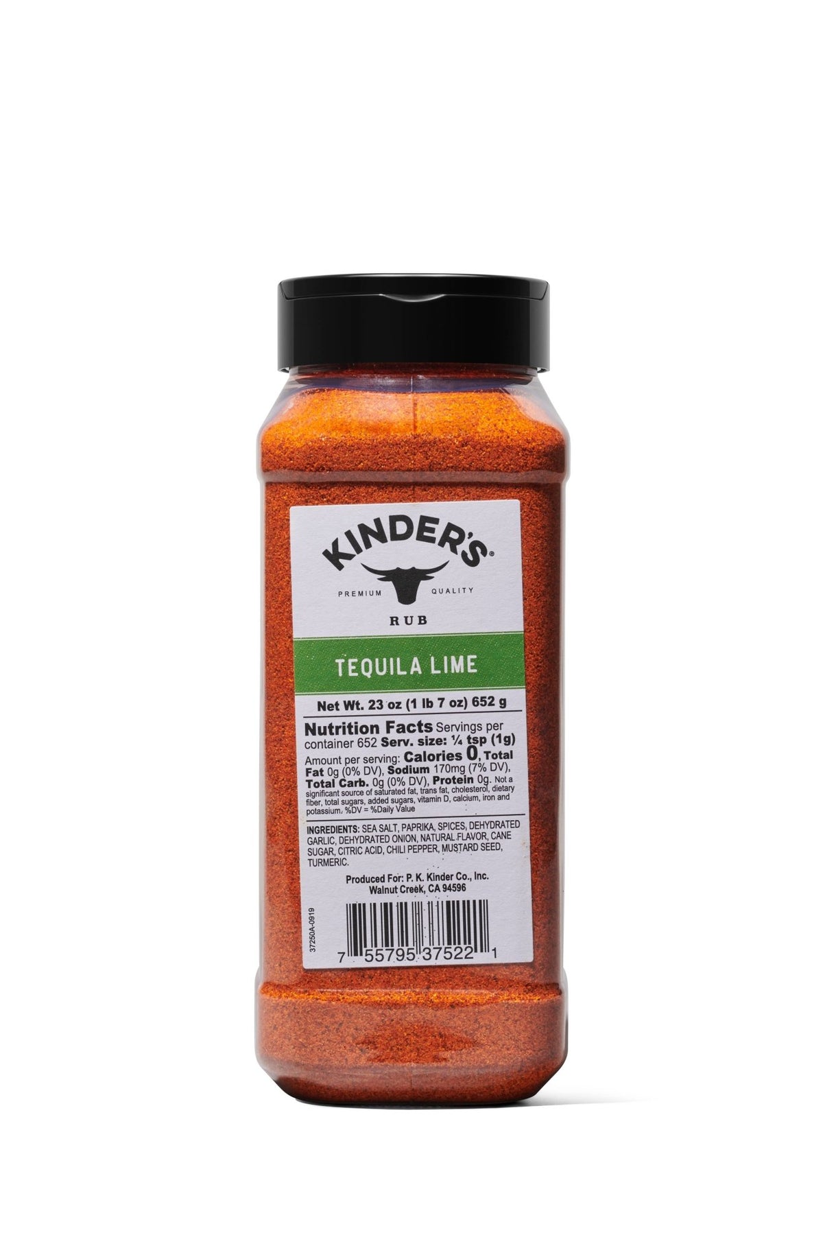 Kinder's Sauces & Seasonings - Tequila Lime Rub - Pacific Flyway Supplies