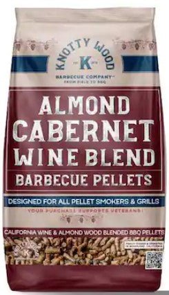 Knotty Wood Almond Cabernet Pellets - Pacific Flyway Supplies