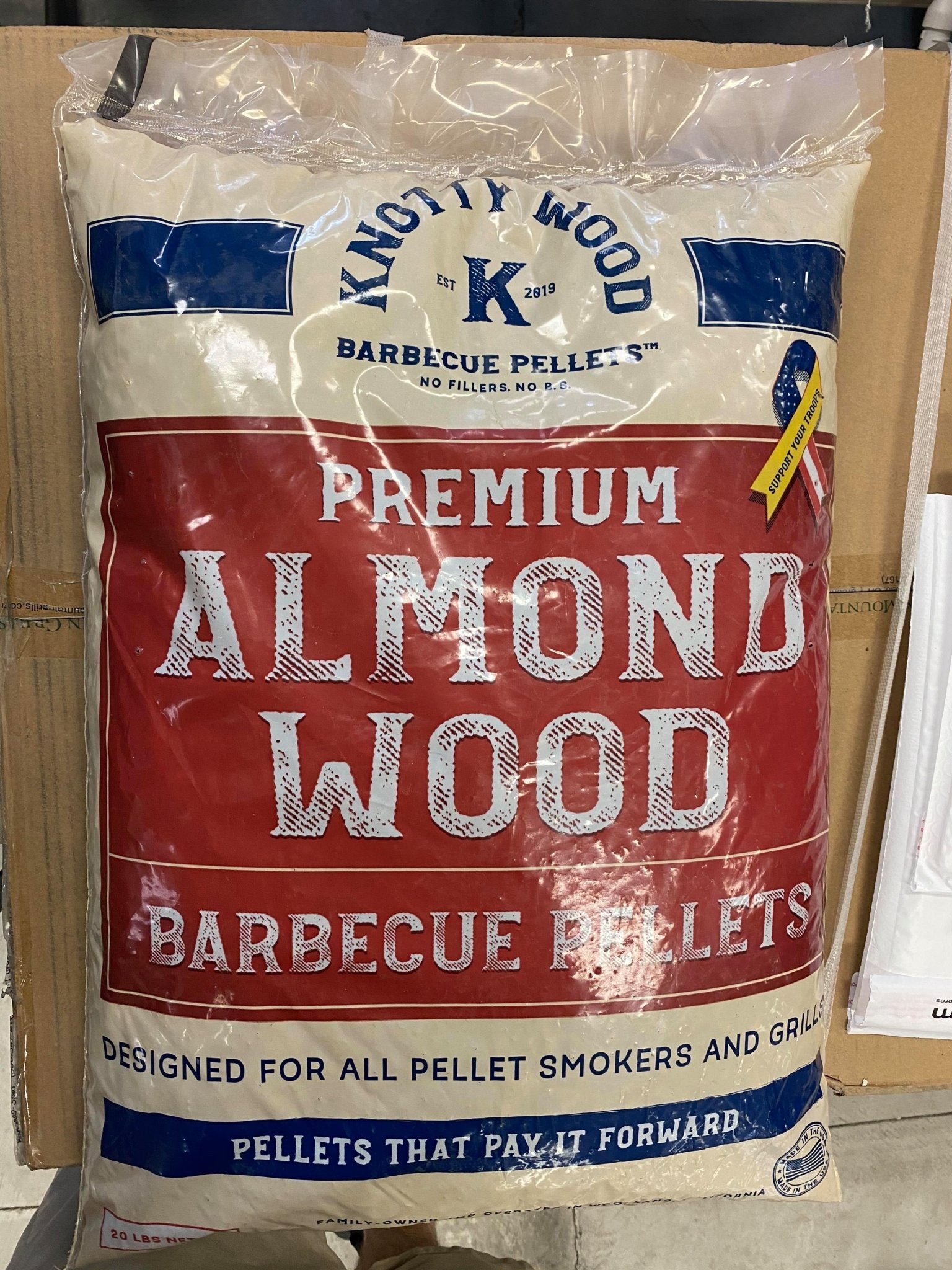 Knotty Wood Almond Wood Pellets - Pacific Flyway Supplies