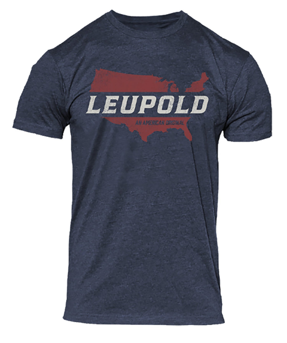 Leupold American Original T-Shirt Navy Heather Large Short Sleeve - Pacific Flyway Supplies
