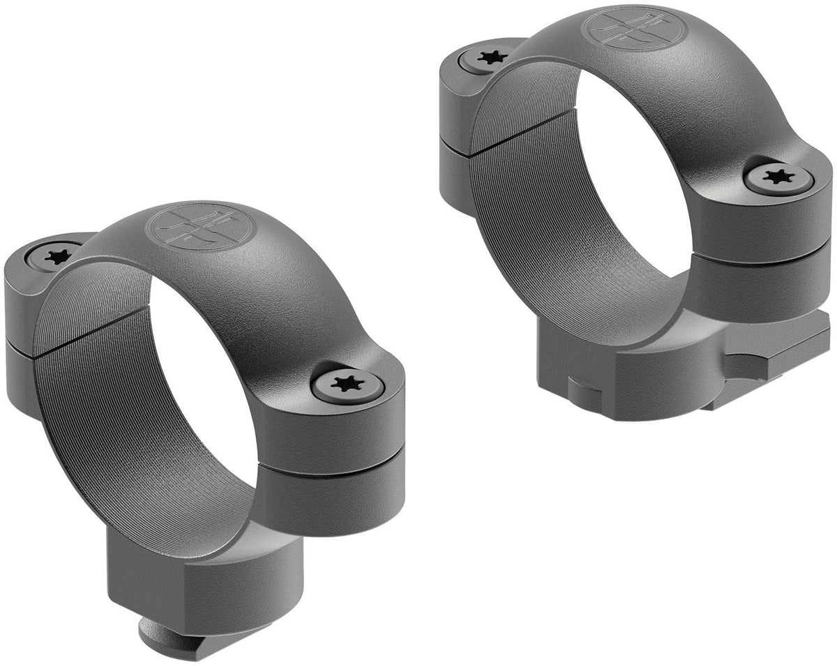 Leupold Dual Dovetail Scope Ring Set High Extended 30mm Matte Black Steel - Pacific Flyway Supplies