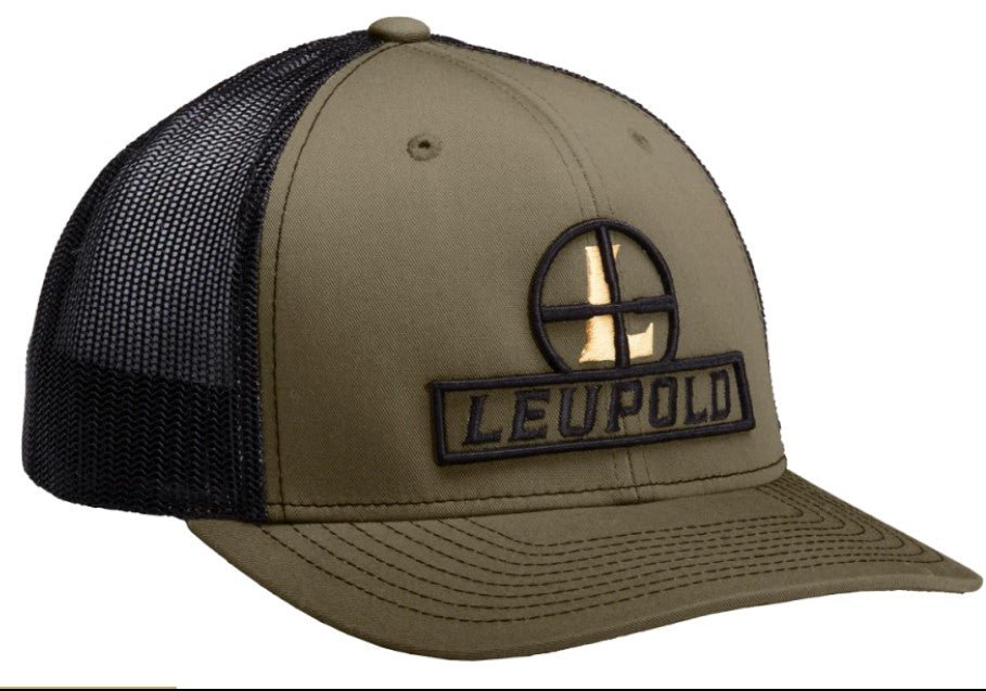Leupold Reticle Trucker Hat Gray OSFA - Pacific Flyway Supplies