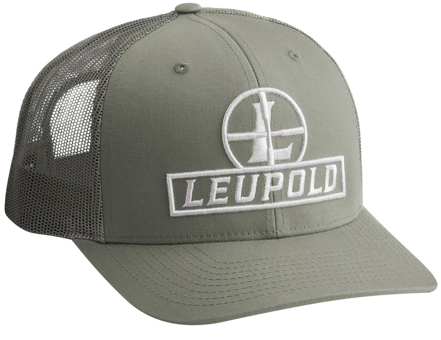 Leupold Reticle Trucker Hat Loden Green - Pacific Flyway Supplies