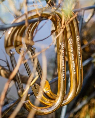 Lifetime Decoys Big Gold Carabiners (2pack) - Pacific Flyway Supplies