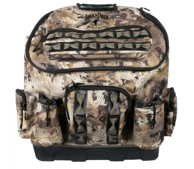 Lucky Duck 4 slot Spinner Backpack - Opifade Marsh - Pacific Flyway Supplies