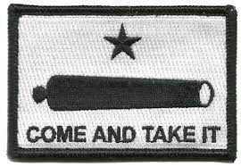 MORALE FLAG PATCH - COME & TAKE IT - CANNON - Pacific Flyway Supplies
