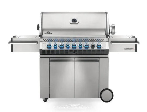 Napoleon Grills Prestige PRO 665 Gas Grill with Infrared Side and Rear Burners, Stainless Steel - Pacific Flyway Supplies