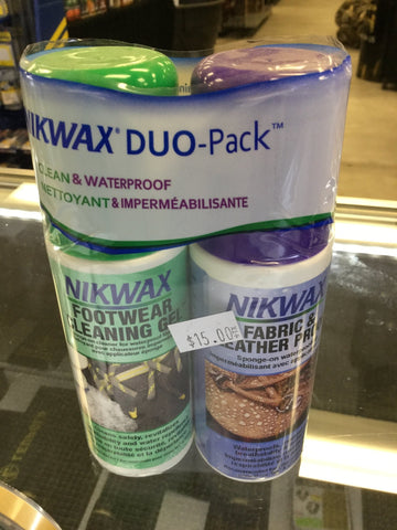 NIKWAX Duo-Pack Footwear Cleaning Gel and Fabric & Leather Proof - Pacific Flyway Supplies