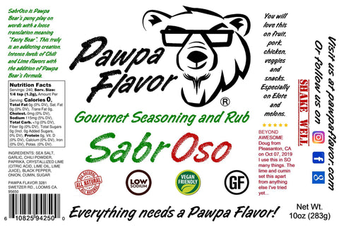 Pawpa Flavor SabrOso - 10oz - Pacific Flyway Supplies