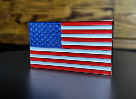 Pimp My Grill - Old Glory Grill Emblem, Red White & Blue for all Green Mountain Grills - Pacific Flyway Supplies