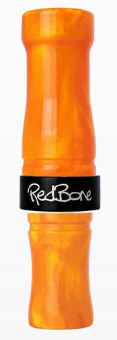 Redbone Acrylic Specklebelly Goose Calls - Orange Pearl/Black - Pacific Flyway Supplies