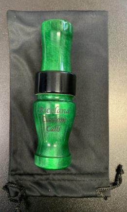Riceland Custom Calls Acrylic 3/4" Guts Specklebelly Green Pearl - Pacific Flyway Supplies
