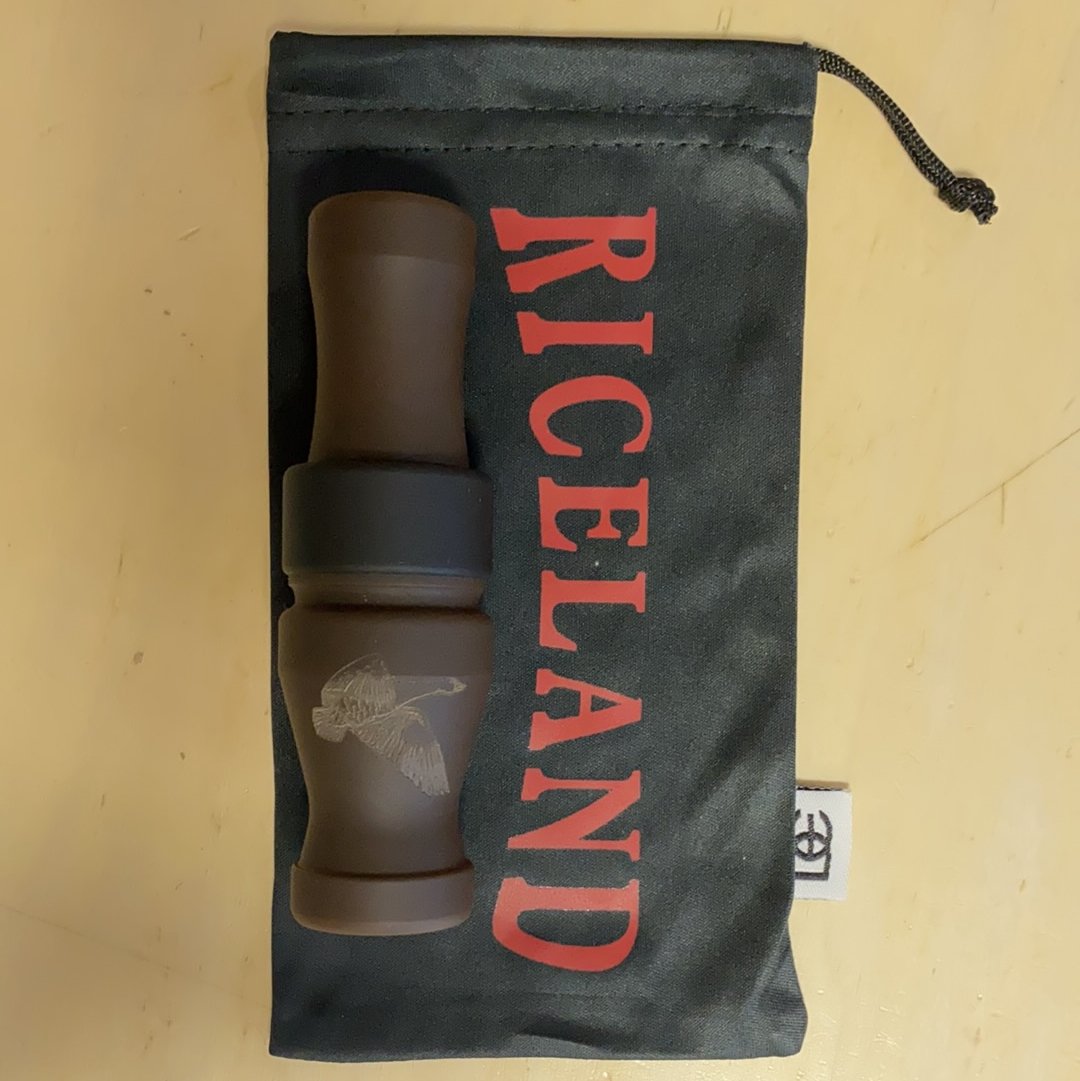Riceland Custom Calls Acrylic 3/4" Guts Specklebelly Matte Mississippi Mud - Pacific Flyway Supplies