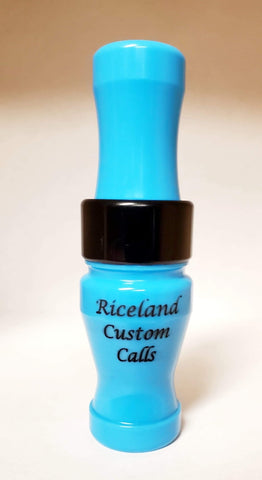 Riceland Custom Calls Acrylic 3/4" Guts Specklebelly Sky Blue - Pacific Flyway Supplies