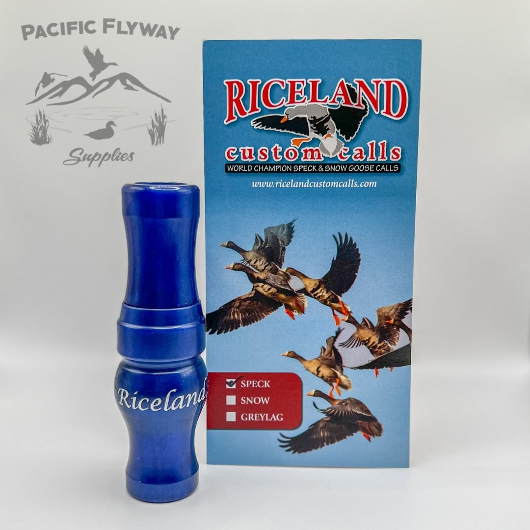Riceland Custom Calls Poly Specklebelly Blue Pearl - Pacific Flyway Supplies