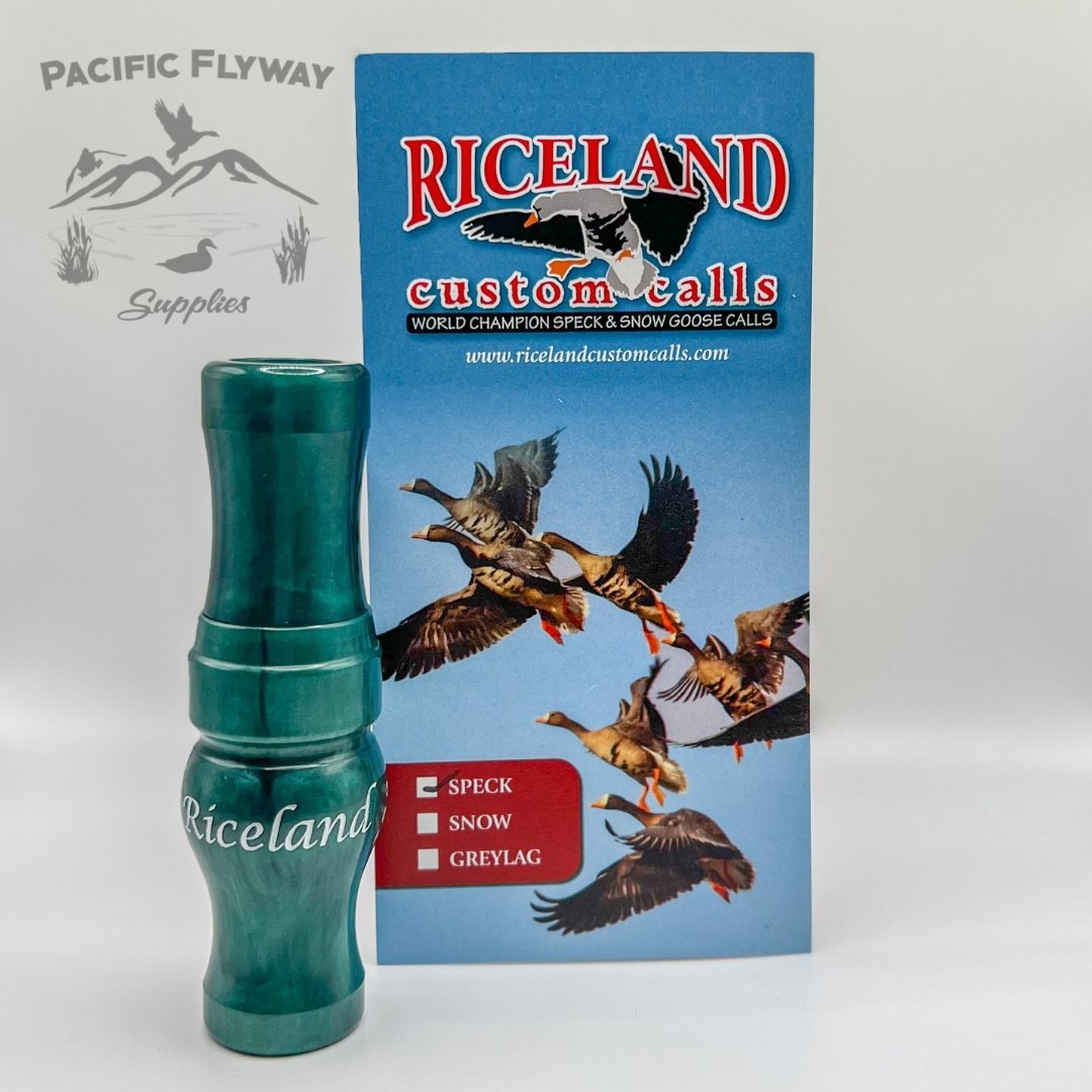 Riceland Custom Calls Poly Specklebelly Green Pearl - Pacific Flyway Supplies