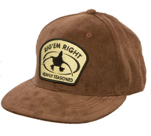 Rig' Em Right Brown Corduroy Hat - Pacific Flyway Supplies