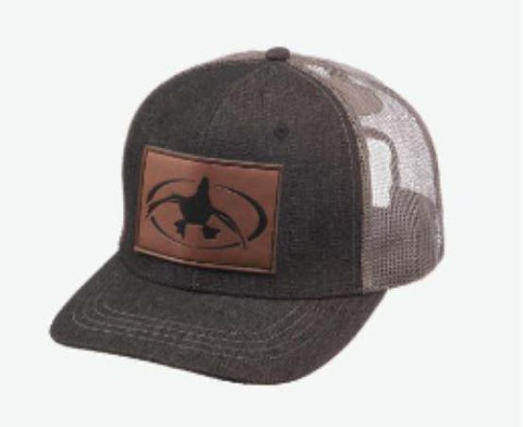 Rig 'Em Right Denim Leather Patch Hat - Pacific Flyway Supplies