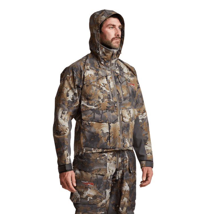 Sitka Gear Delta Pro Wading Jacket - Optifade Waterfowl Timber (X-Large) - Pacific Flyway Supplies
