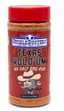 Sucklebusters Texas Hold 'Um No Salt BBQ Rub - Pacific Flyway Supplies