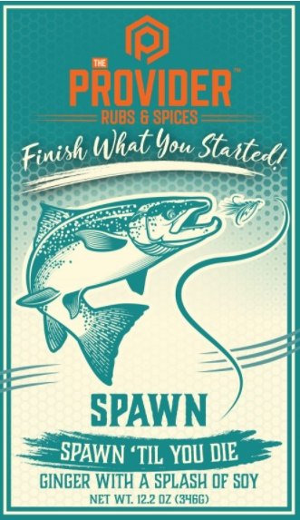 The Provider Rubs & Spices - Spawn - Pacific Flyway Supplies