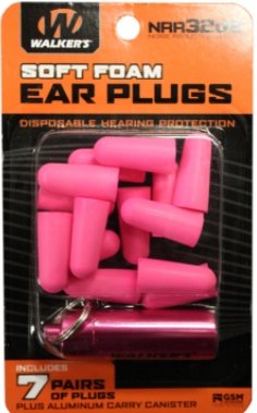 Walkers GWPPLUGDIS Foam Ear Plugs Counter Display Ear Plugs 58 Pieces - Pacific Flyway Supplies