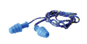 Walkers GWPTPRCORDBL Corded Foam Ear Plugs 27 dB Blue Ear Buds w/Blue & Yellow Cord - Pacific Flyway Supplies