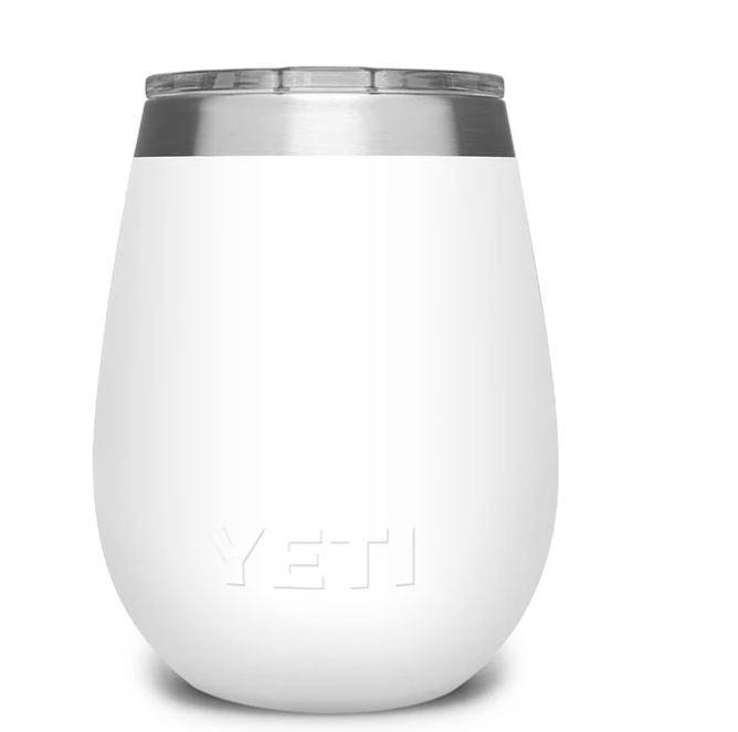 Yeti Rambler 10oz Wine Tumbler White with Magslider Lid - Pacific Flyway Supplies