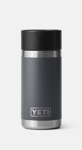 Yeti Rambler 12 oz Bottle w/ Hotshot Cap - Charcoal - Pacific Flyway Supplies