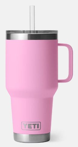 Yeti Rambler 25 oz Mug with Straw Lid - Power Pink - Pacific Flyway Supplies