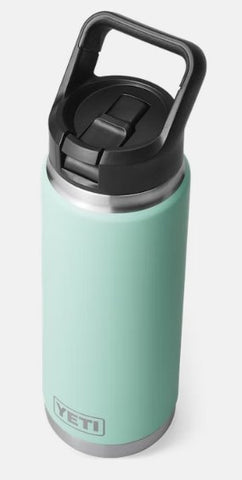 Yeti Rambler 26 oz Bottle with Straw Cap - Seafoam - Pacific Flyway Supplies