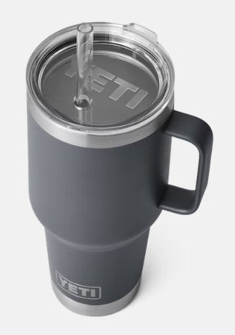 Yeti Rambler 35 oz Mug with Straw Lid - Charcoal - Pacific Flyway Supplies