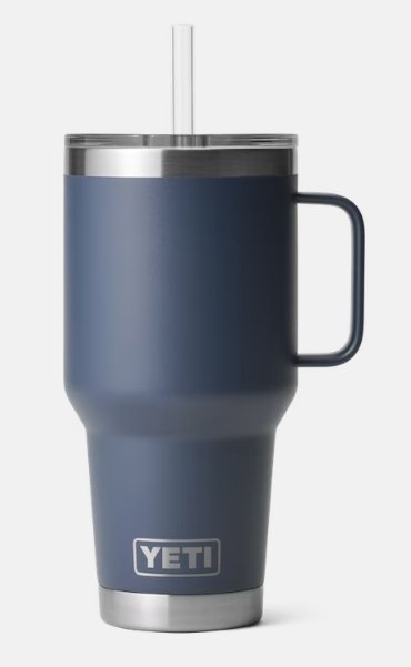 Yeti Rambler 35 oz Mug with Straw Lid - Navy - Pacific Flyway Supplies