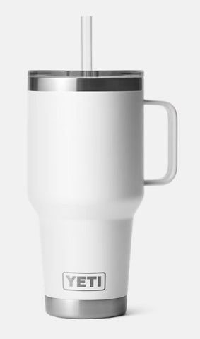 Yeti Rambler 35 oz Mug with Straw Lid - White - Pacific Flyway Supplies