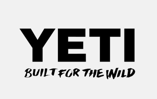 Yeti Window Decals Built For The Wild - Black - Pacific Flyway Supplies
