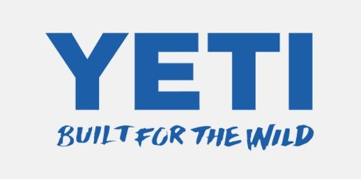 Yeti Window Decals Built For The Wild - Blue - Pacific Flyway Supplies