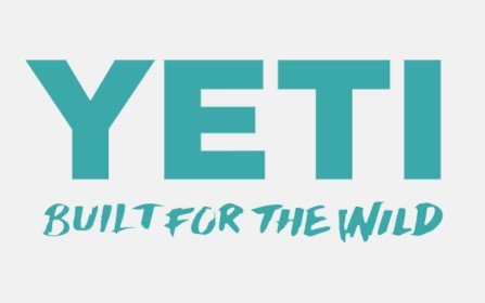 Yeti Window Decals Built For The Wild - Teal - Pacific Flyway Supplies